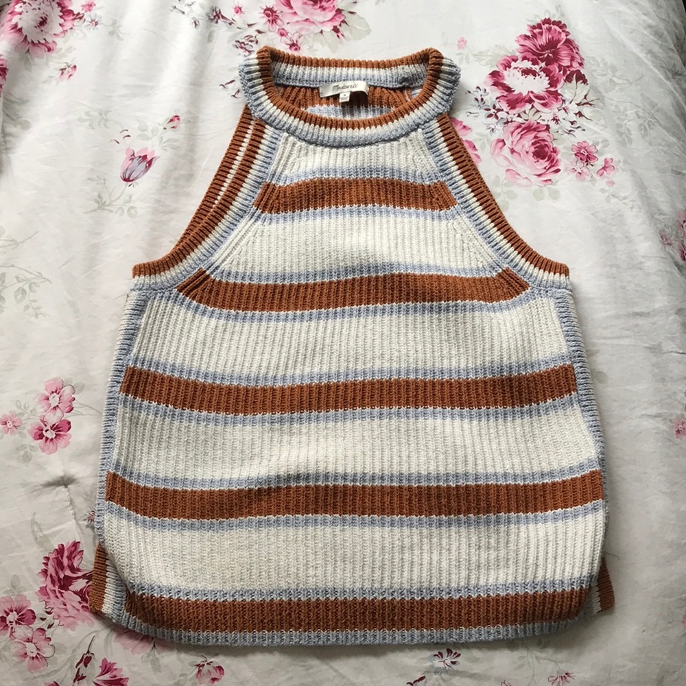 Madewell Striped Sweater Tank